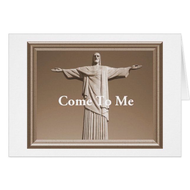 Cartão Venha Para Mim (Frente horizontal)