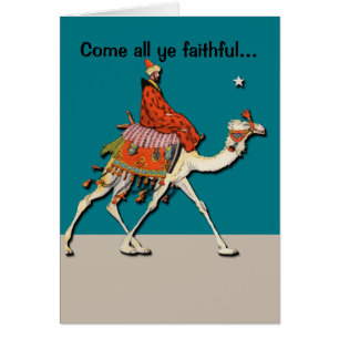 Cartão Venham Todos Vocês Fiéis