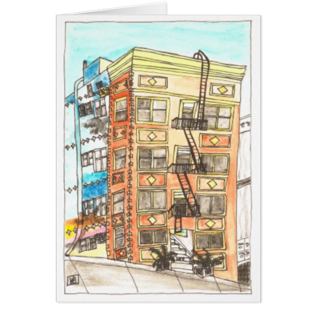 Cartão Venice Beach Boardwalk #6 (Frente)