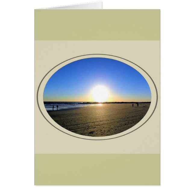 Cartão Venice Beach Sunset (Frente)