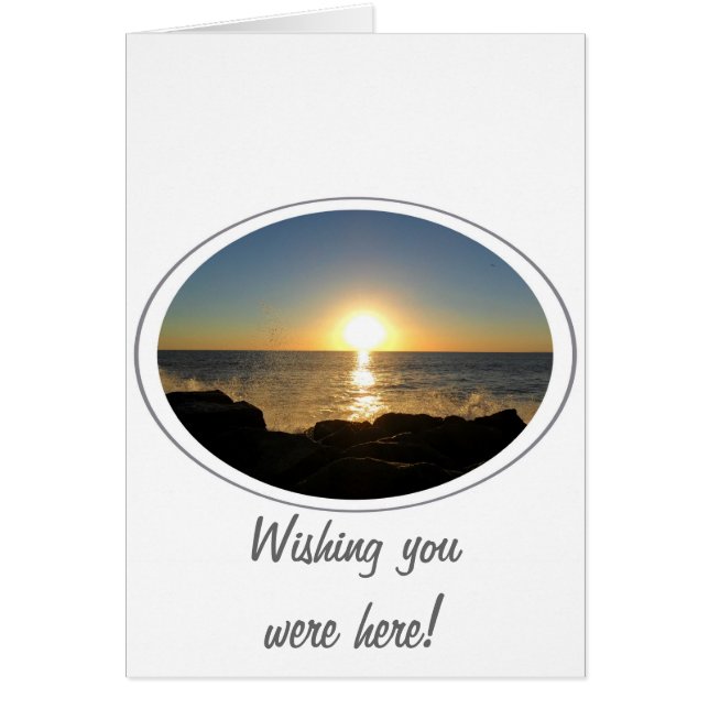 Cartão Venice Beach Sunset 2 (Frente)