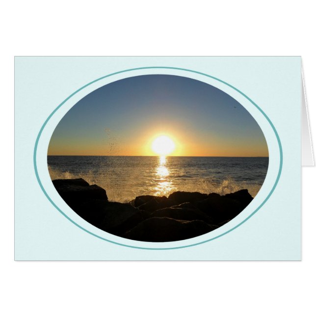 Cartão Venice Beach Sunset 2 (Frente Horizontal)