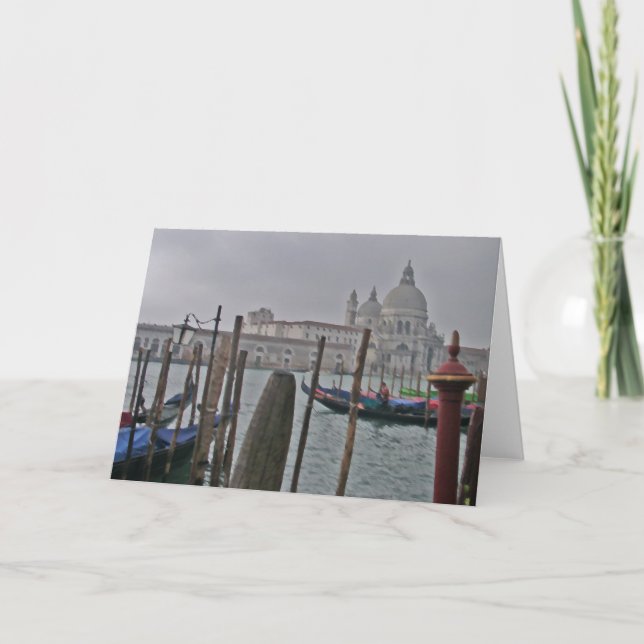 Cartão Venice - Gondolas (Frente)
