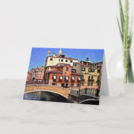 Cartão Venice Italy Card - (blank inside)
