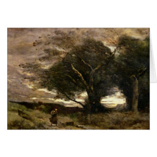 Cartão Ventania de vento, 1866