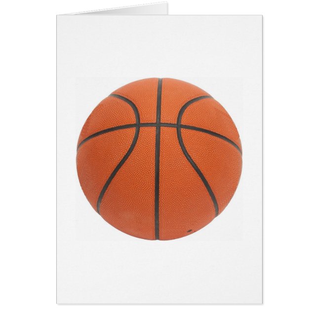 Cartão Ventilador de basquetebol Oferece Tema de Basquete (Frente)