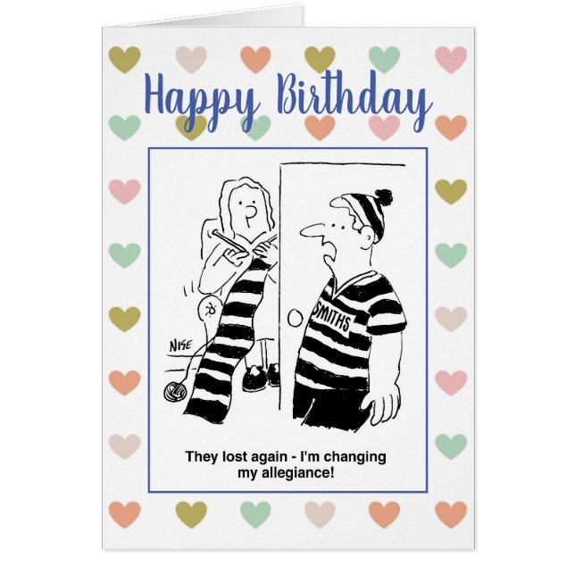 Cartão Ventilador de futebol quer mudar de equipe (Frente)