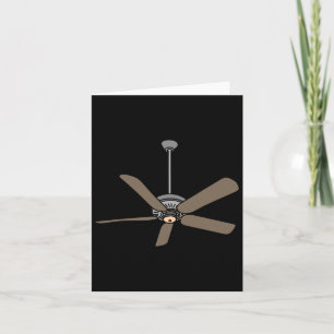 Cartão Ventilador de teto fã preguiçoso Diy Halloween Fác