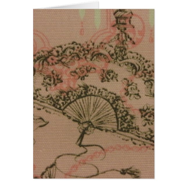 Cartão Ventilador de traço antigo (Frente)