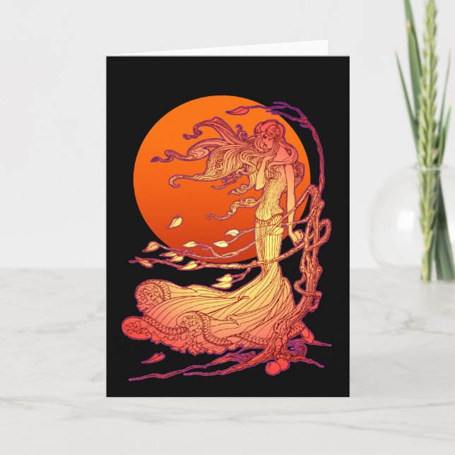 Cartão Vento Halloween (Frente)