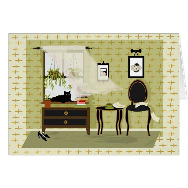 Cartão Vento na janela (Frente Horizontal)