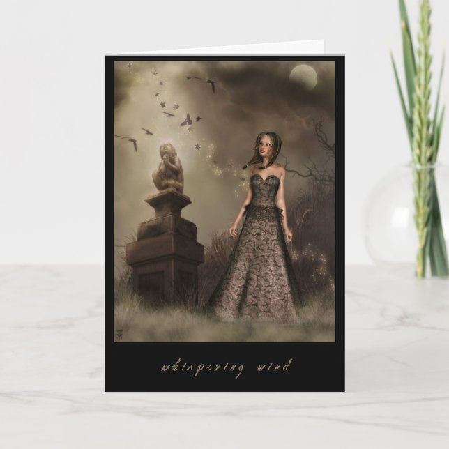 Cartão Vento sussurrante (Frente)