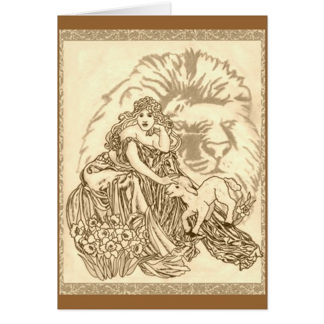 Cartão Ventos de março (Frente)