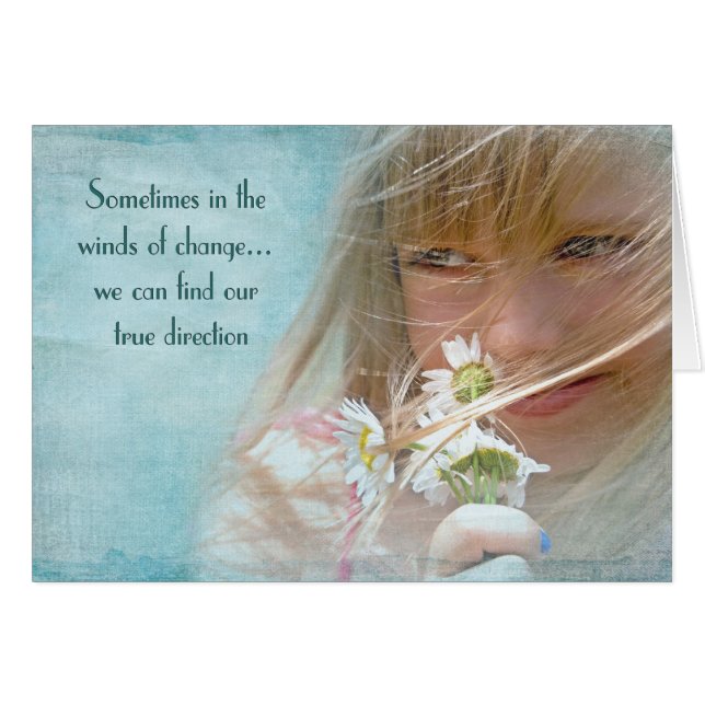 Cartão Ventos De Mudança (Frente horizontal)