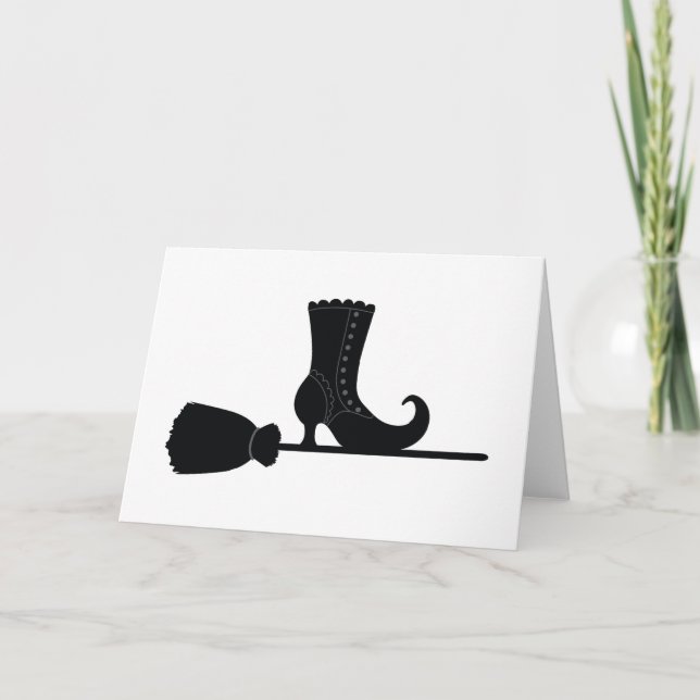 Cartão Ventre das Bruxas do Halloween (Frente)