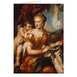 Cartão Venus Blindfolding Cupid