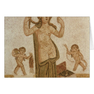 Cartão Venus em seu toalete