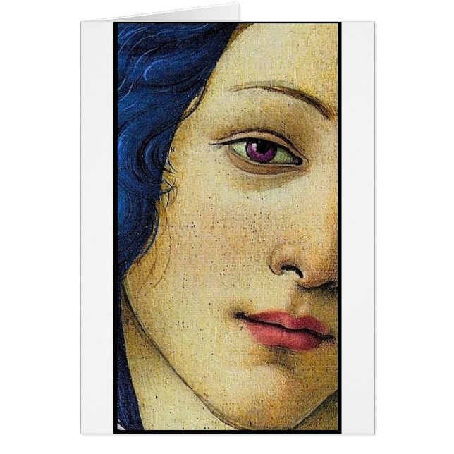 Cartão venus no roxo (Frente)