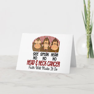 Cartão Ver Falar Ouvir Sem Cabeça e Pescoço Cancer 1