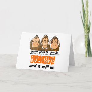 Cartão Ver Falar Sem Esclerose Múltipla MS 3