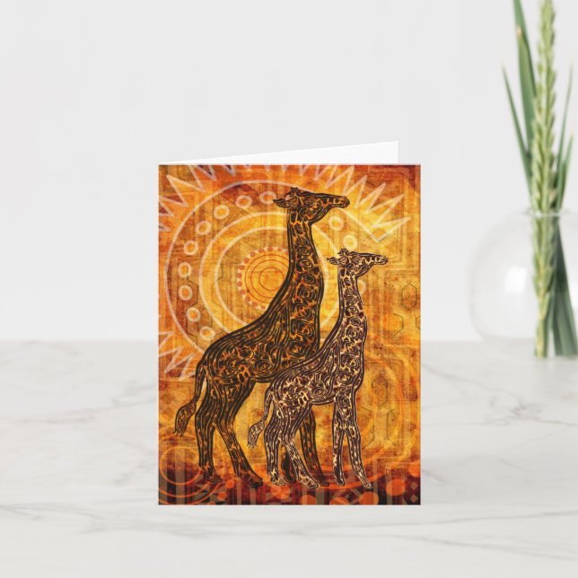 Cartão Verão Africano (Frente)