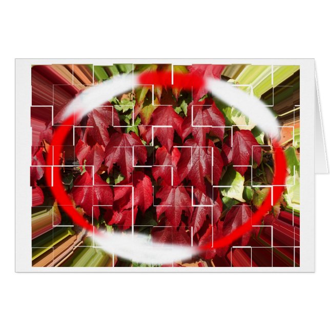 Cartão Verão ao outono (Frente Horizontal)