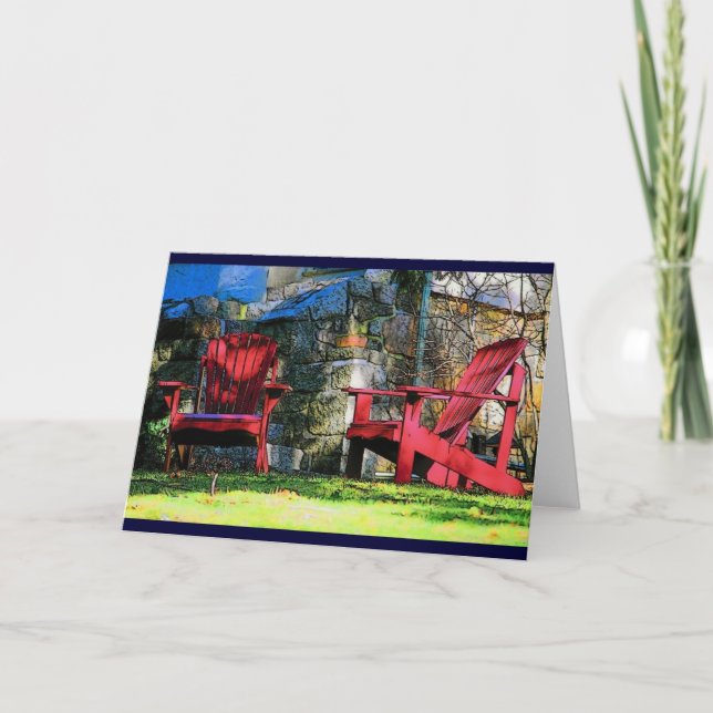 Cartão Verão de Adirondack (Frente)