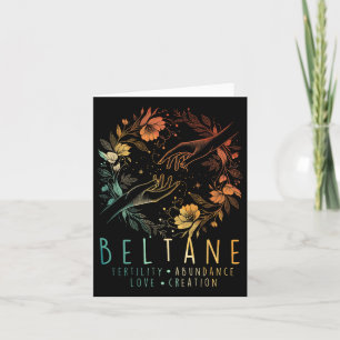 Cartão Verão de Verão Solstício Beltane Fertilidade Abund
