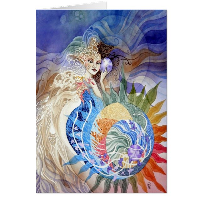 Cartão Verão do amor (Frente)