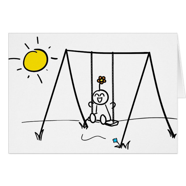 Cartão Verão feliz (Frente Horizontal)