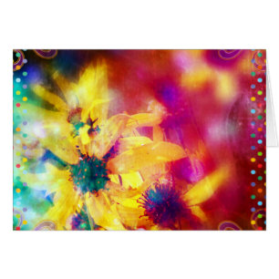 Cartão verão Flores selvagens