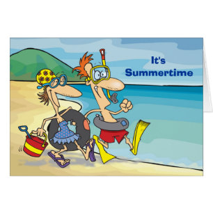 Cartão Verão - praia