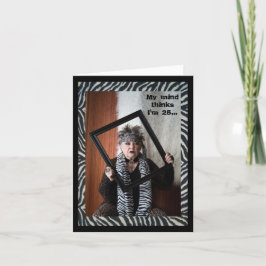 Cartão Verdade Humorística do Corpo vs. Mente