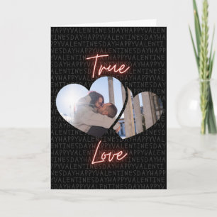 Cartão Verdadeiro Amor Foto Personalizada Dia dos Namorad