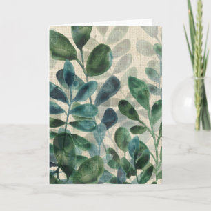Cartão Verdant Sophistication - Tropical Leaves