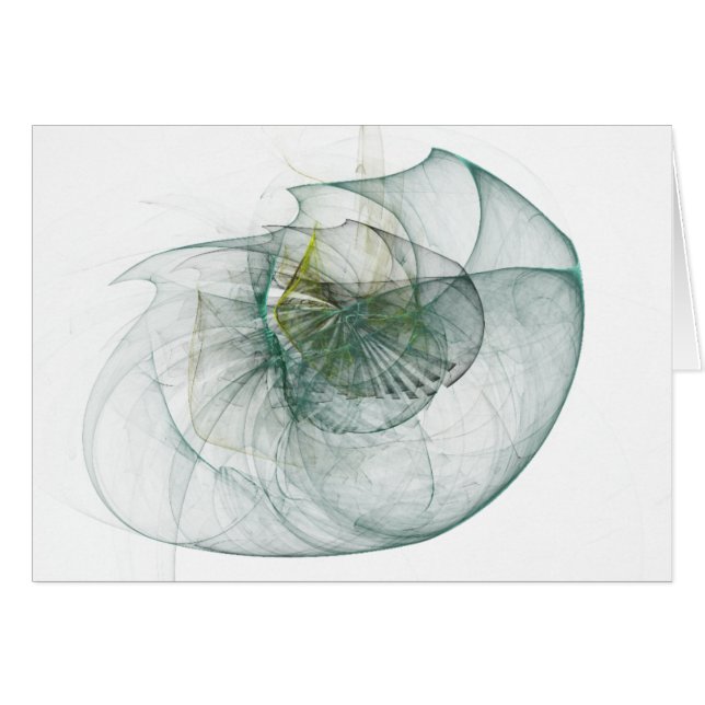 Cartão Verde azul (Frente horizontal)