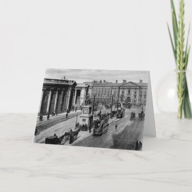 Cartão Verde da faculdade, Dublin, c.1900 (Frente)