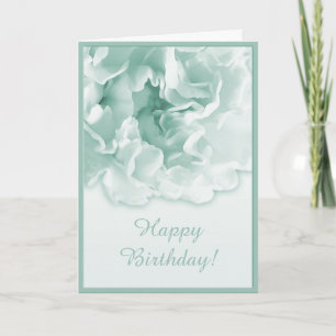 Cartão verde do cravo