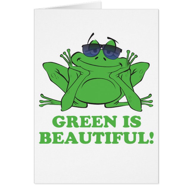 Cartão Verde é Bonito (Frente)
