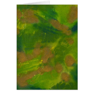 Cartão verde-ouro - grün-ouro