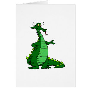 Cartão Verde parvo do dragão