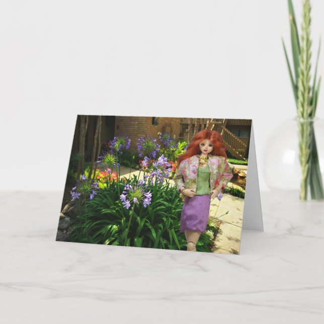 Cartão Verdi - Braesridge, Lily of the Nile (Frente)