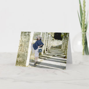 Cartão Verdi, Carved Pilasters at Chichen Itza, Mexico