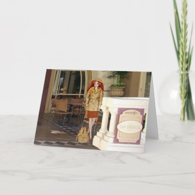 Cartão Verdi, Driskill Hotel Cafe at Austin, Texas (Frente)