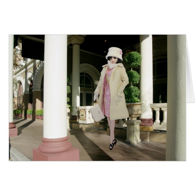 Cartão Verdi, Hotel Driskill em Austin, Texas (Frente Horizontal)