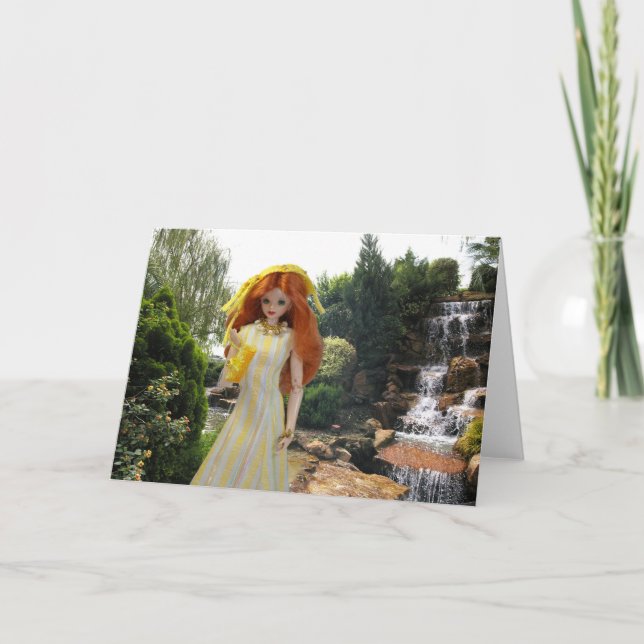 Cartão Verdi, Houston Mountain Falls Park, Early Primaver (Frente)