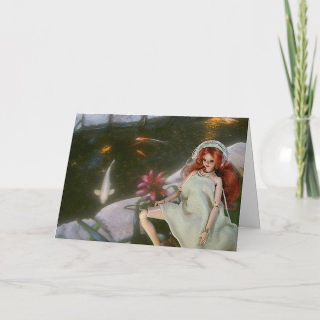 Cartão Verdi, lagoa de Koi, Embassy Suites em San (Frente)