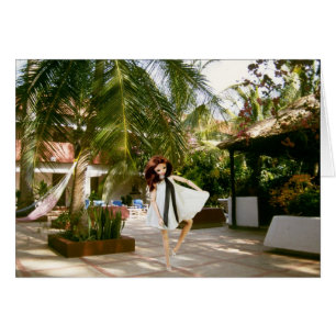 Cartão Verdi no Chichen Itza Villiage Archaeological