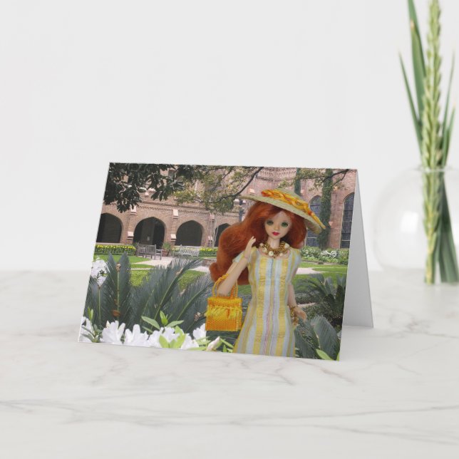 Cartão Verdi, Spring at Christ Church,  Houston, Texas (Frente)