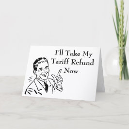 Cartão Verificação de reembolso de tarifa antiga